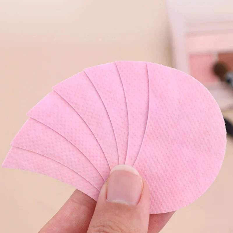 แผ่นแปะขนตาปลอมแบบใช้แล้วทิ้ง สำหรับถอดขนตา แผ่นป้องกันอายแชโดว์ แผ่นรองตา แผ่นแปะต่อขนตา อุปกรณ์แต่งหน้า