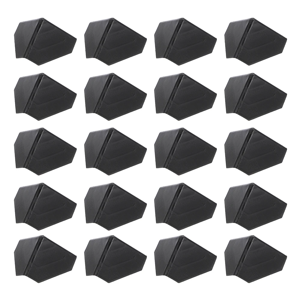 

100pcs Plastic Triangle Corner Protectors For Carton Furniture Shipping Packing Edge Box Guards Heavy Items 8-Sided Protection
