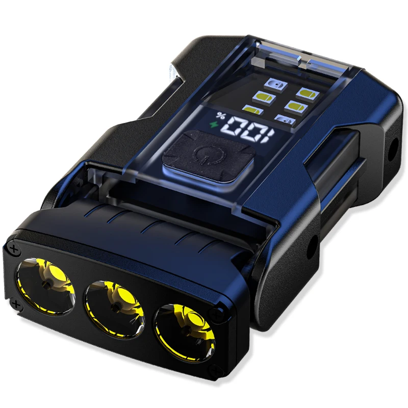 

Portable Mini Keychain Light LED High Bright Flashlight Dual Light Source Outdoor Camping Fishing Multi-function Tool Torch Lamp