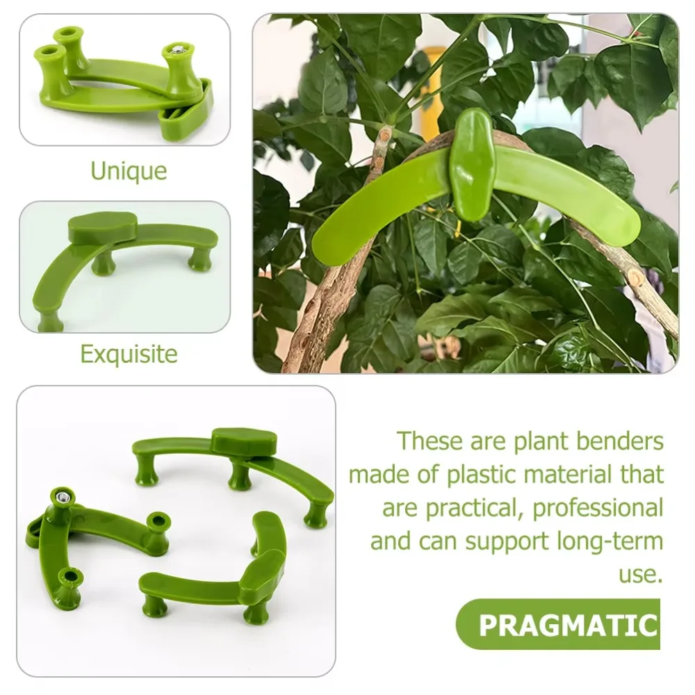 5Pcs Useful Plant Bender Branch Holder Clip 360 Degrees Low Growth Fixing Clips Adjustable Bending Stem Shaper Fruit Tree Limb