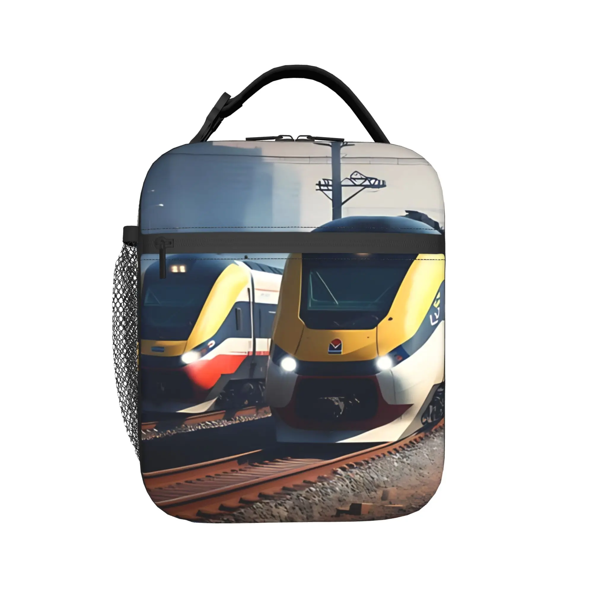 Intercity train Insulated Lunch Bag Portable High Speed Rail Train Reusable Thermal Bag Lunch Box Tote Beach Outdoor Girl Boy