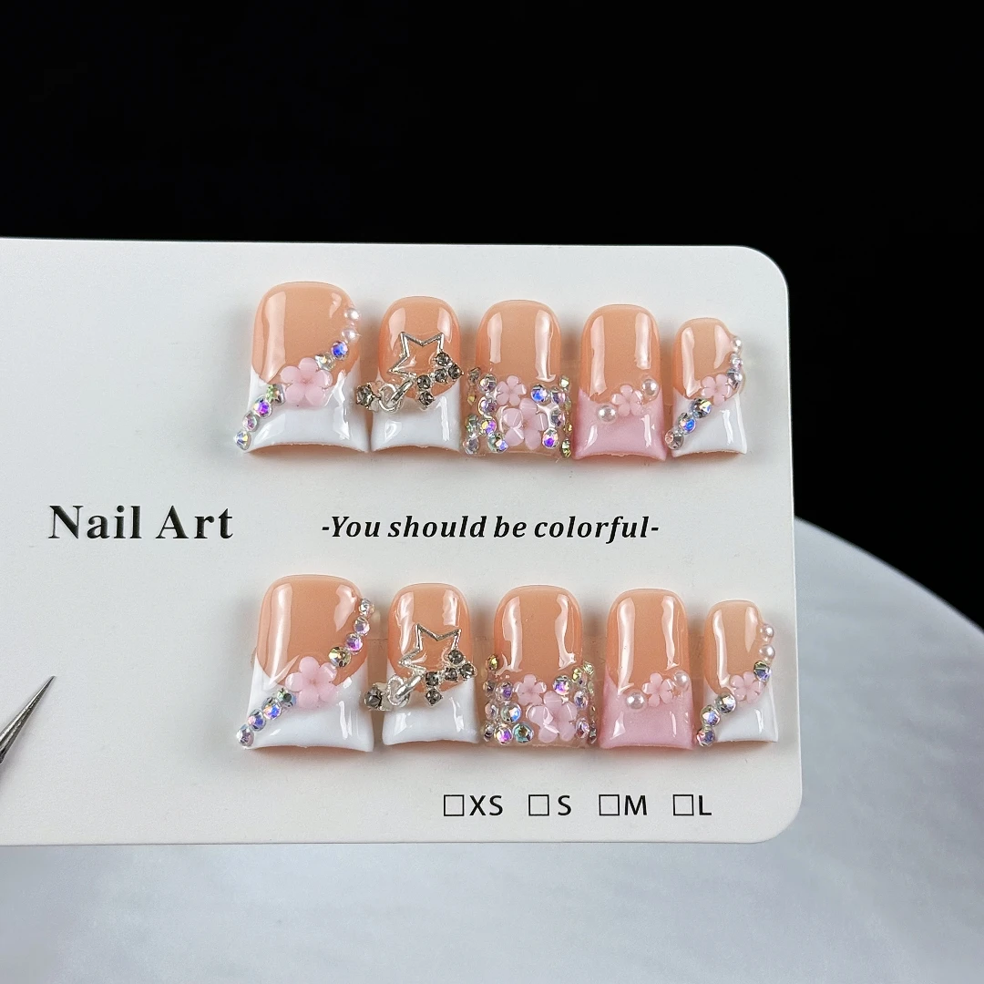 10個入り ハイエンドでファッショナブルな豪華スタイル、手描 - Nail Art Gliter のレビューと価格