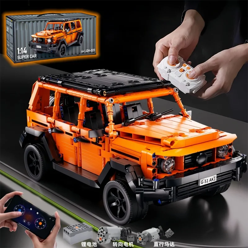 New  Technical Professional Line Off Road Car1:14 Building Block  MOC Construction Bricks Vehicle Toy Gift for Adult Kid Birthda