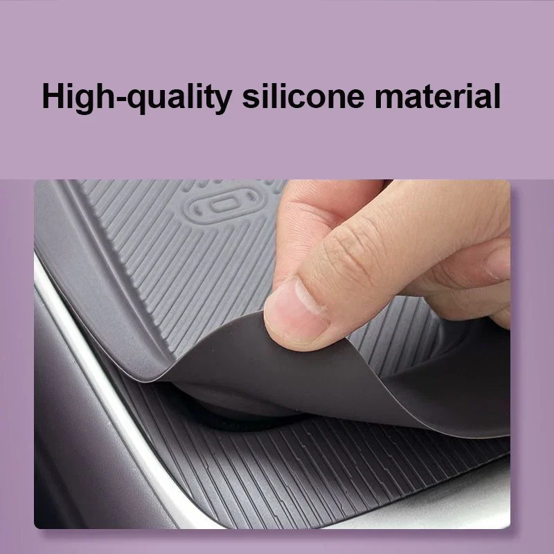 السيارات ل Leapmotor B01 2025-2026 سيارة التحكم المركزي شحن لاسلكي بطانة حماية من السيليكون حامل أكواب الماء وسادة الملحقات الداخلية #4