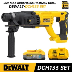 DEWALT DCH133 Cordless Rotary Hammer Kits With 20V MAX XR Brushless Motor SDS Lithium Battery Hammer Impact Drill DCB118 DCB115