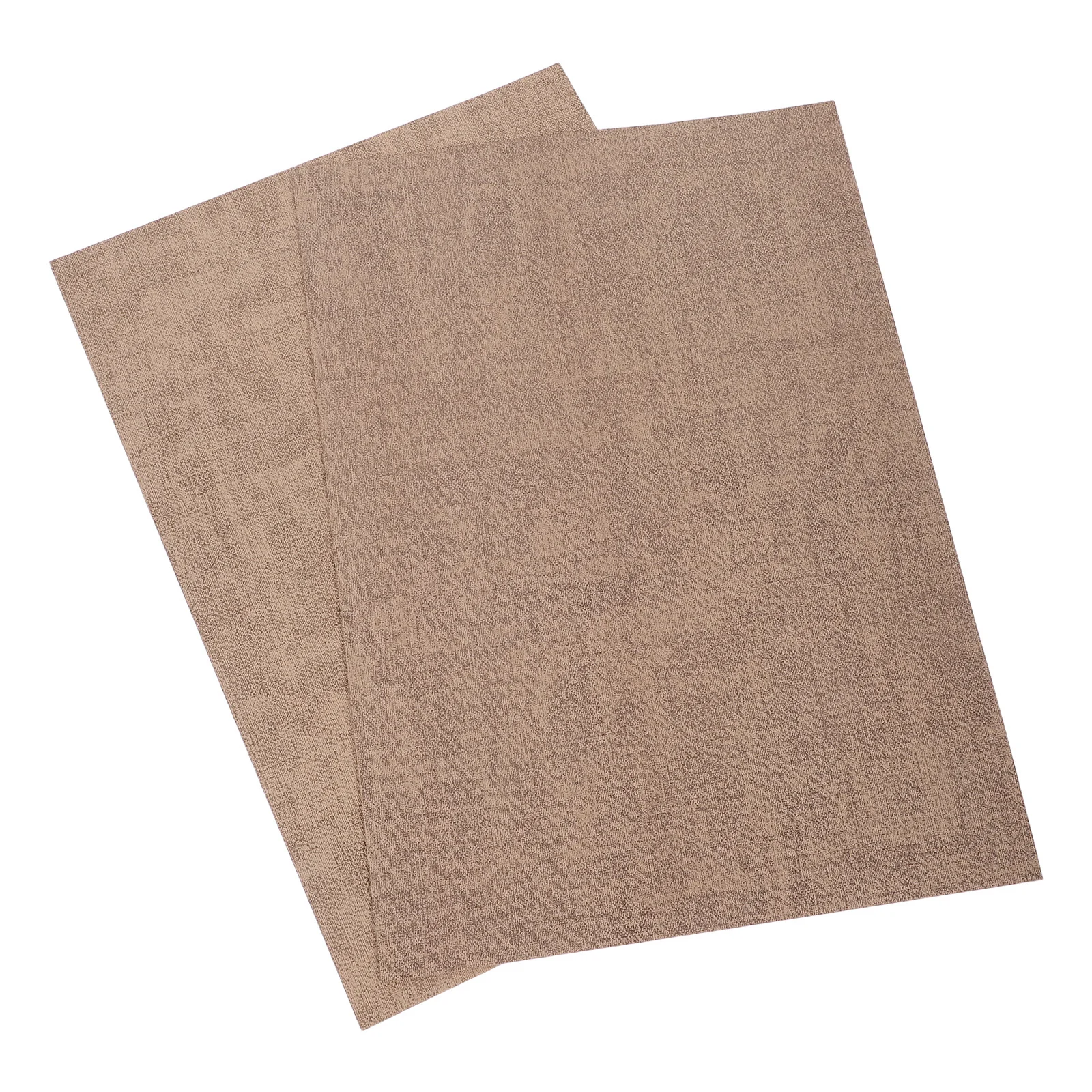 

2Pcs Faux Waterproof Heat Resistant Dining Placemats Double Sided Table Mats for Home Restaurant Hotel
