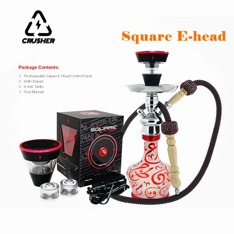 Electric Hookah Кальян Bowl Set Rechargeable Dry Burning Shisha E-Head Cigarette Holder Tobacco Bowls for Smoking Accessories