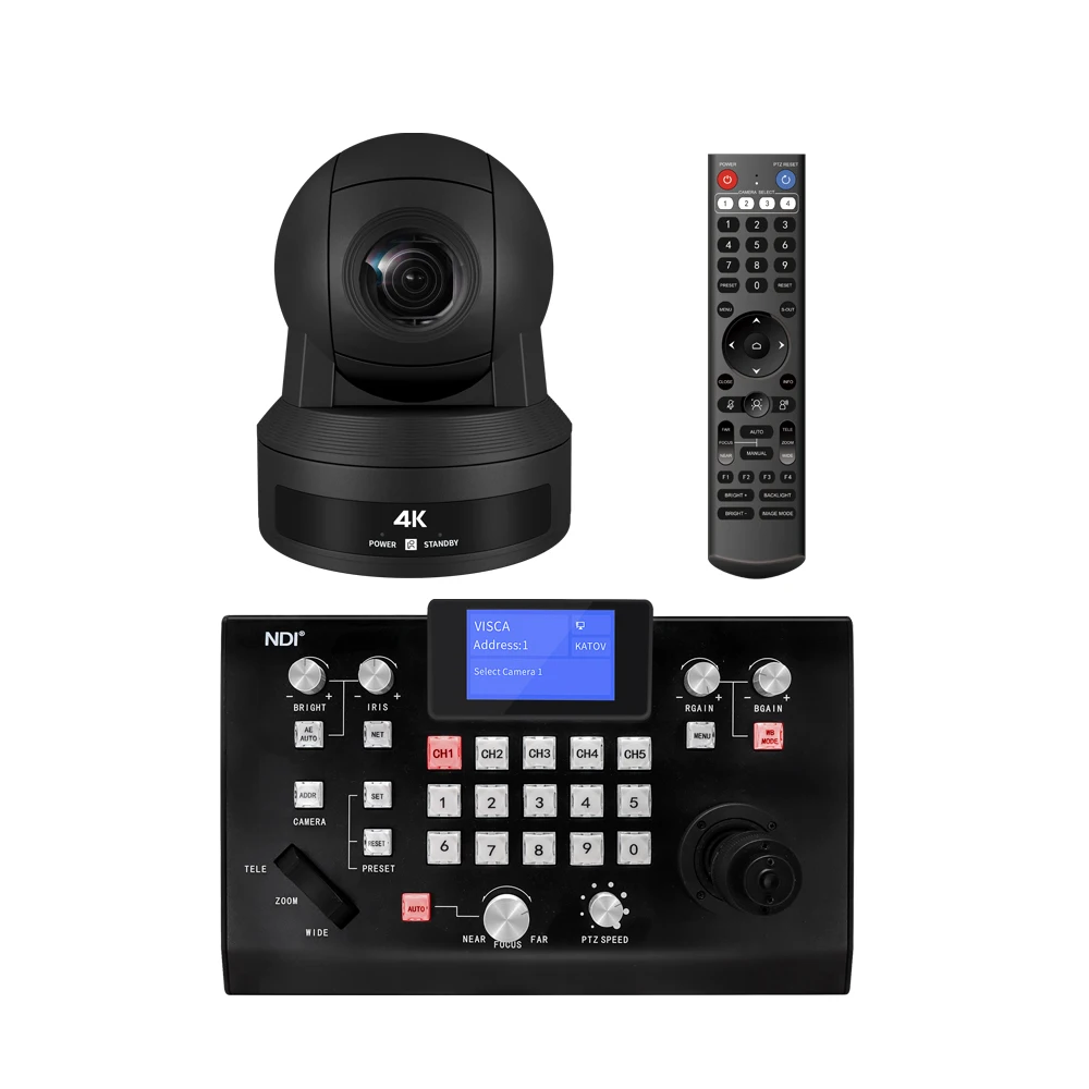 

2024 High Resolution Video Conference Camera 12x Optical Zoom SDI Broadcasting 4K Camera