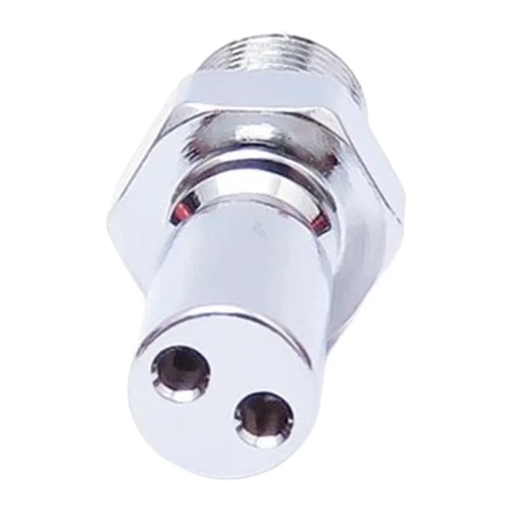 For BCD Compatible Adapter Nipple 3/8-28UN Thread for Dry Suit Low Pressure Valve Connection Copper Chrome Plated