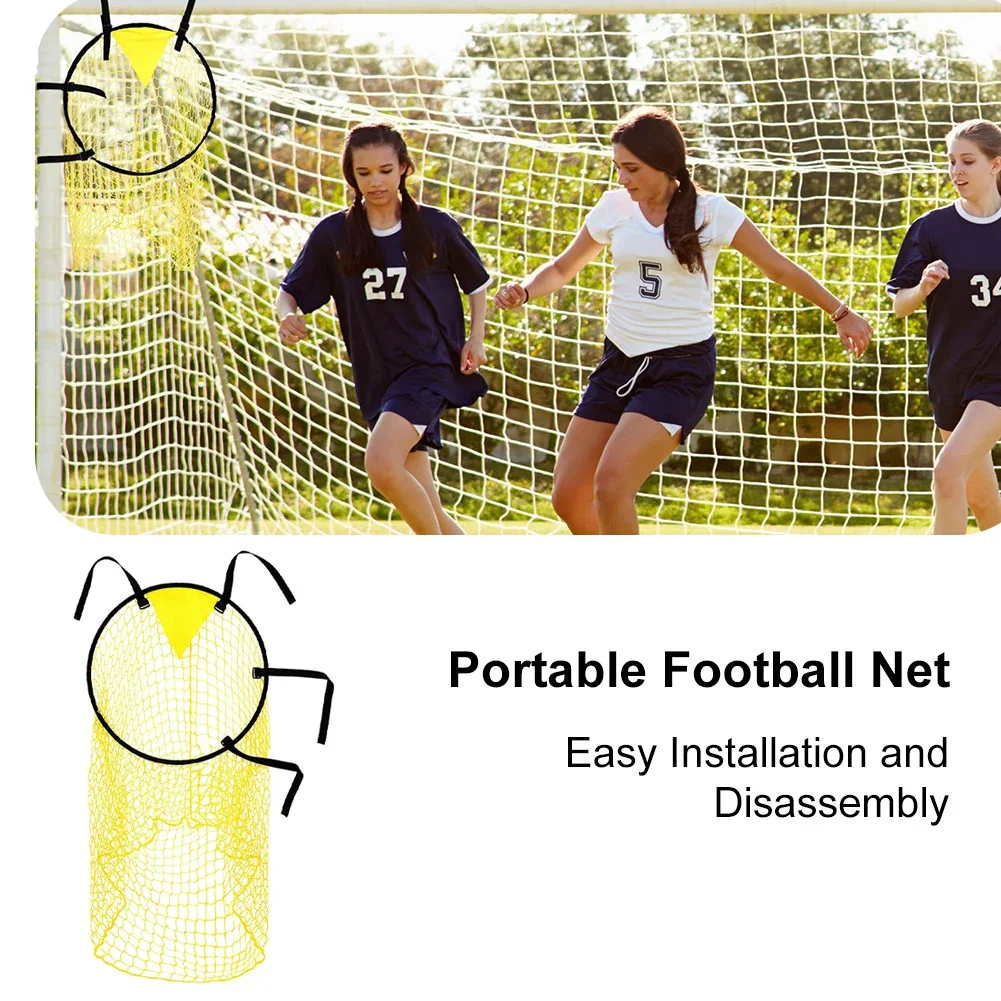 Portable Football Net Foldable Soccer Target Goal for Shooting Accuracy Training Training for Quarterbacks Football Accessories