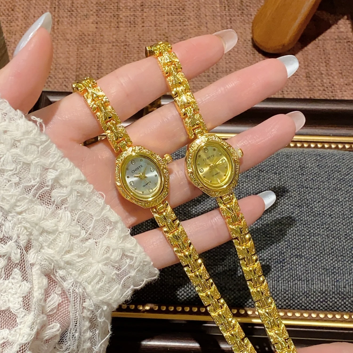 Women Watches Top Brand Luxury Wristwatches Ladies Fashion Gold  Bracelet Watch Female Elegant Clock Women montre femme