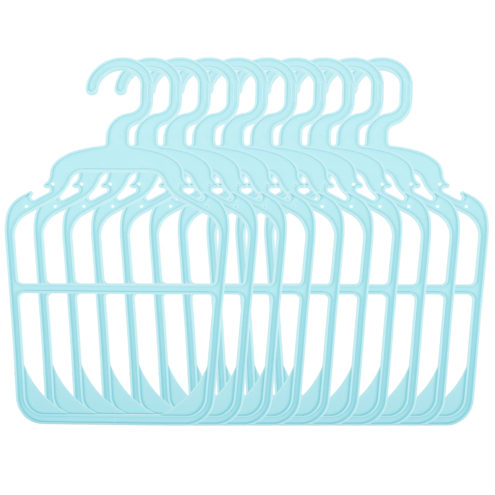 

10pcs Dog Clothes Hangers Pet Clothing Rack Small Plastic Child Friendly Lightweight Portable Durable Travel Use