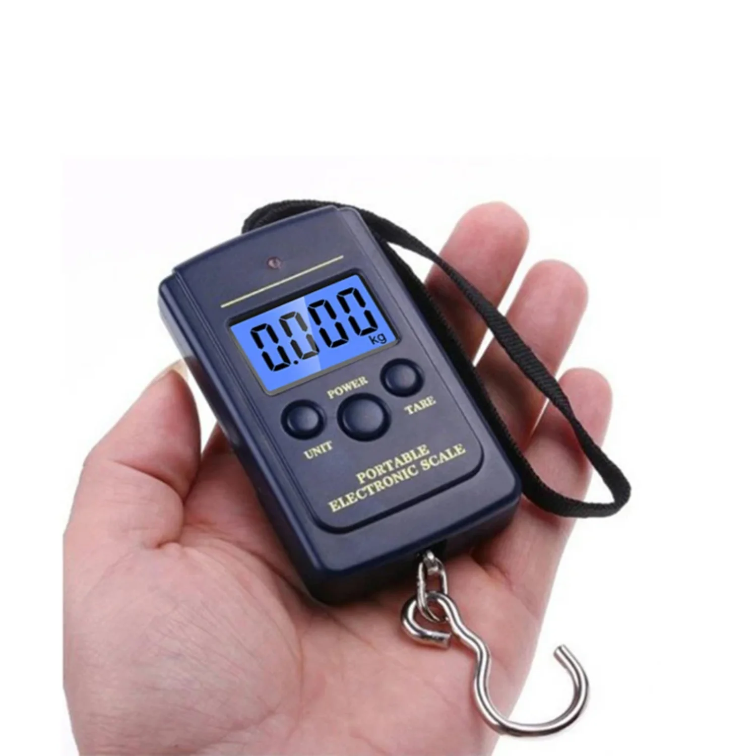 

Portable 40Kg 10g Hanging Scale Digital Scale BackLight Electronic Fishing Travel Pocket Scale Luggage Scales Weights Tool Abs