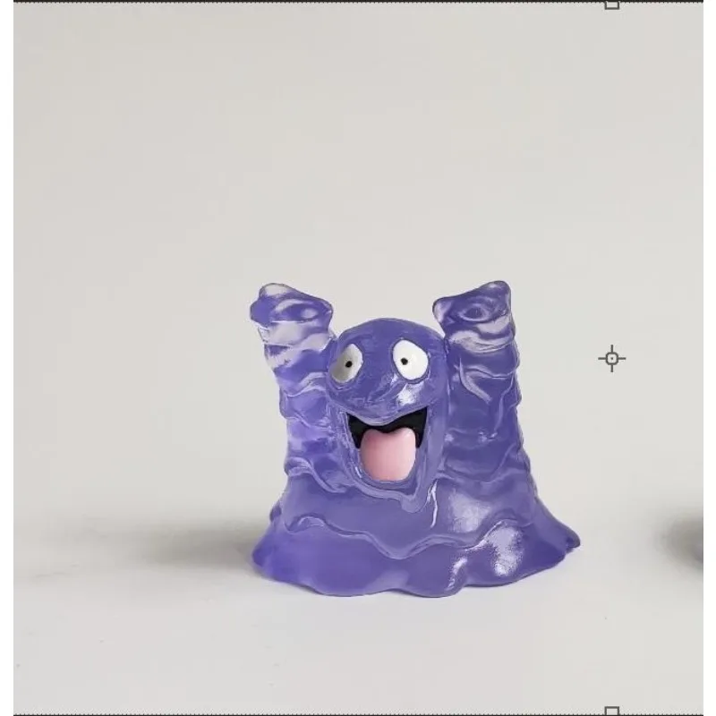 Pokemon Figure Grimer Doll Transparent Model Ornaments Accessories Children Toy