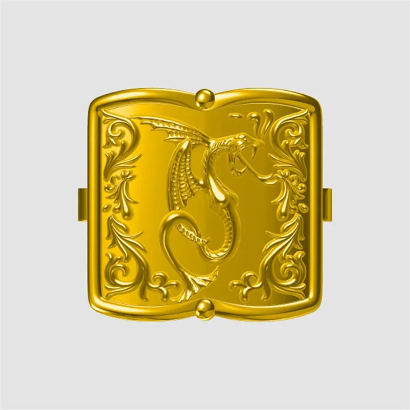 Punk Gold Color Silver Color Skull Carved Open Cap Pattern Dragons Rings for Men Engagement Party Jewelry Copper Whole Sale - Image 3