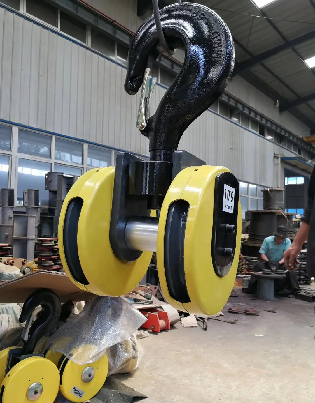 1ton 5ton 10ton 15ton رافعة كهربائية رفع بكرة كتلة هوك رفع صناعة رافعة هوك