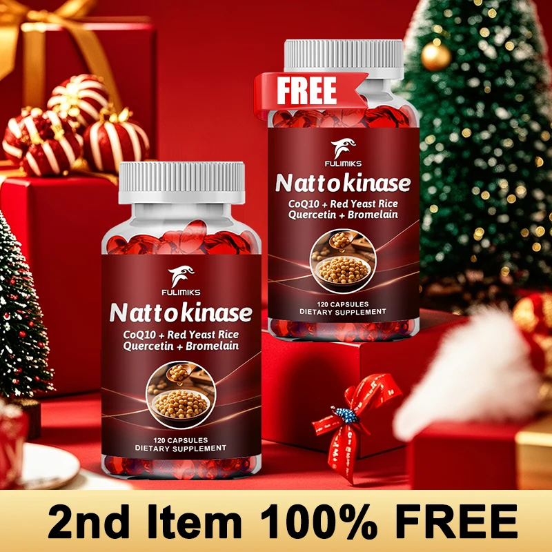 

Капсулы с наттокиназой, системный фермент для здорового кровообращения, для поддержки энергии и пищеварения, для мужчин и женщин