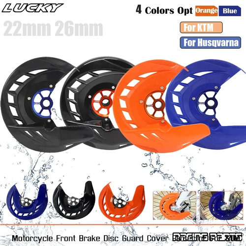 Imagen 1 del producto Protector de disco de freno delantero de 22mm y 26mm para KTM Husqvarna 125-400 450 530 SX SXF XC XCF EXC EXCF TC FC cubierta de freno de motocicleta 2015-2022