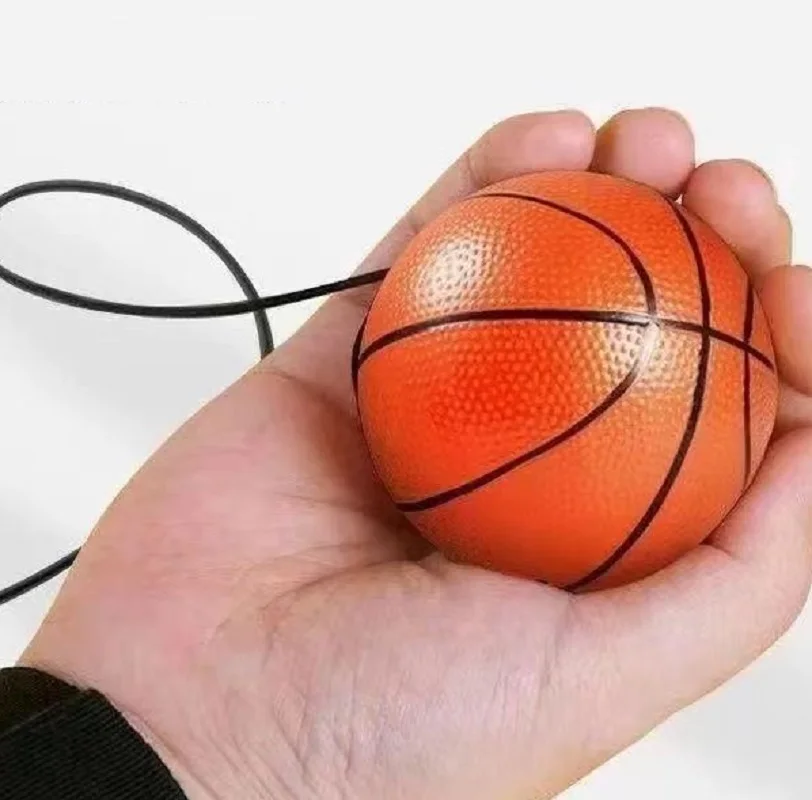 

PU Bouncing Ball Soccer Basketball Football Shape Elastic String Sport Wristband Strap Eye Hand Training Toy Gift for Kid Adult