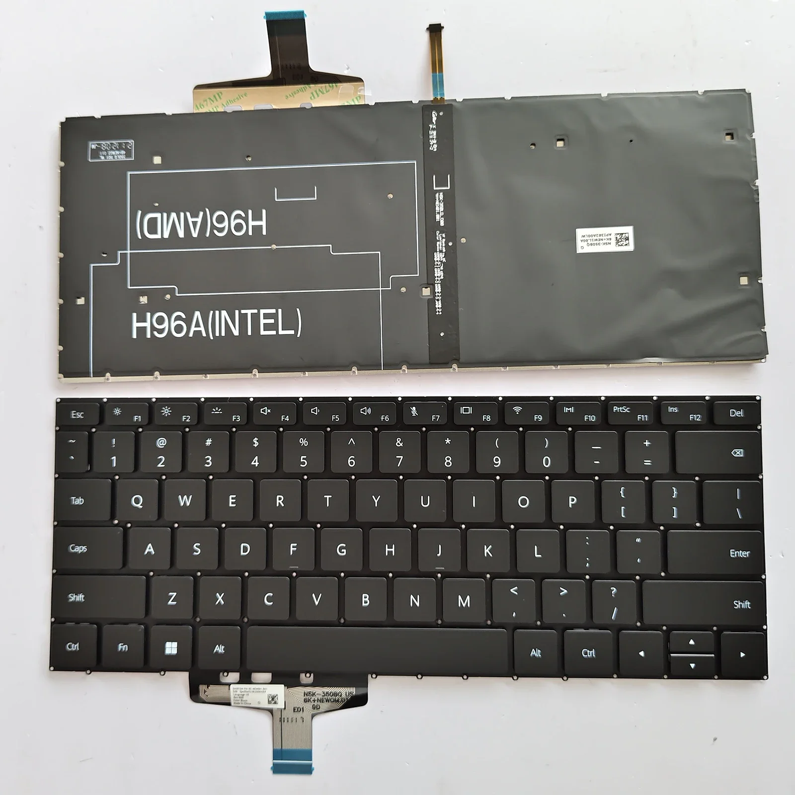 

US for Huawei MateBook 13 VLR KPL HN WRT-W29/W19/W19L/W09/W00 VLT-W50 W60 HN-W19L HNL-WFQ9 KPR-W19 W29 KPRC-W10L keyboard