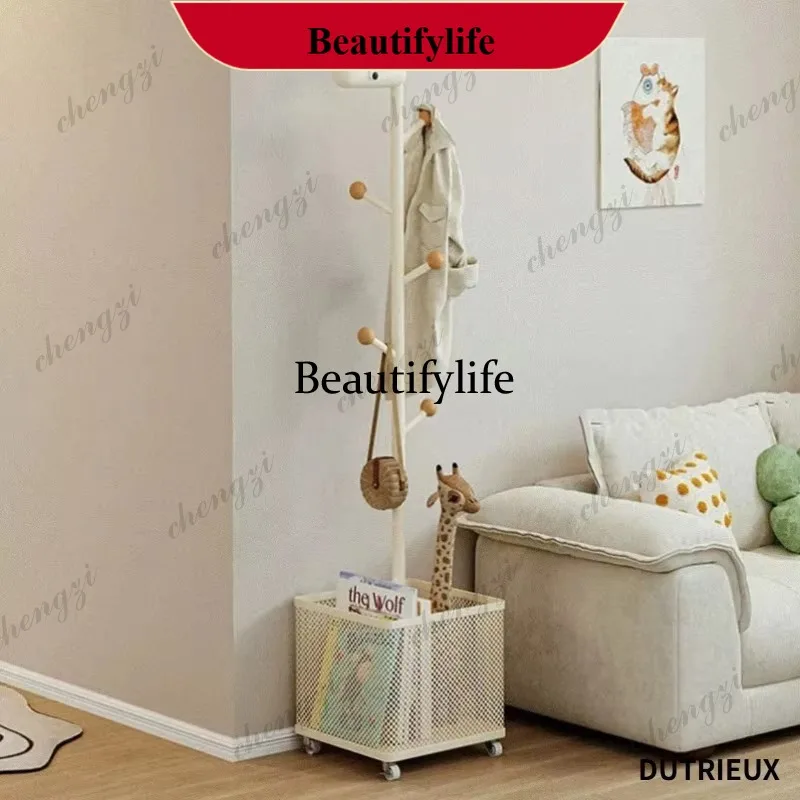 H132 Hanging Garment Coat Racks Space Saving Storage Organizer Standing Coat Racks Corner Shelf Modern Perchero Trendy Furniture