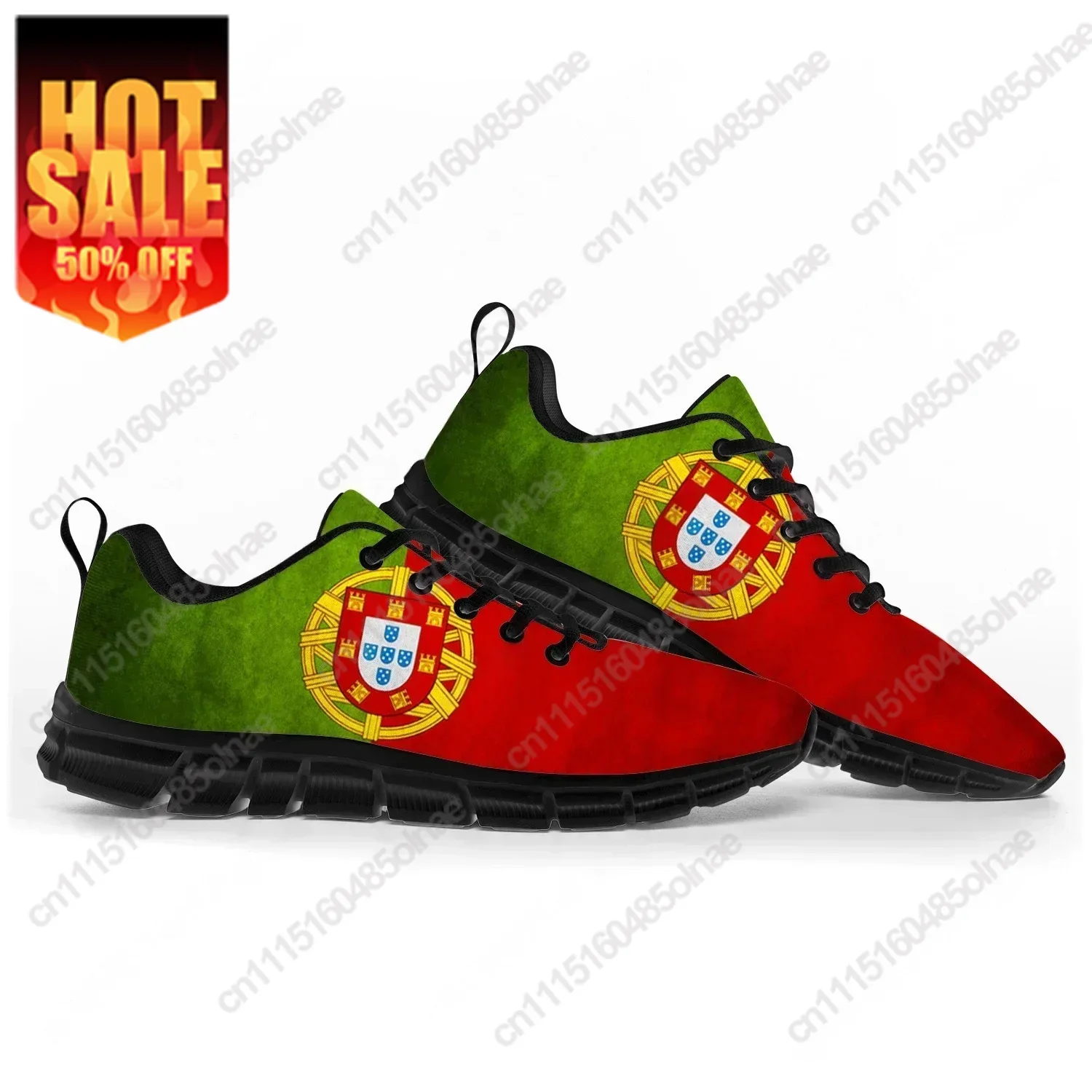 Portugal Flag Sports Shoes Mens Womens  Sneakers Portugal Casual Custom High Quality Couple Shoes
