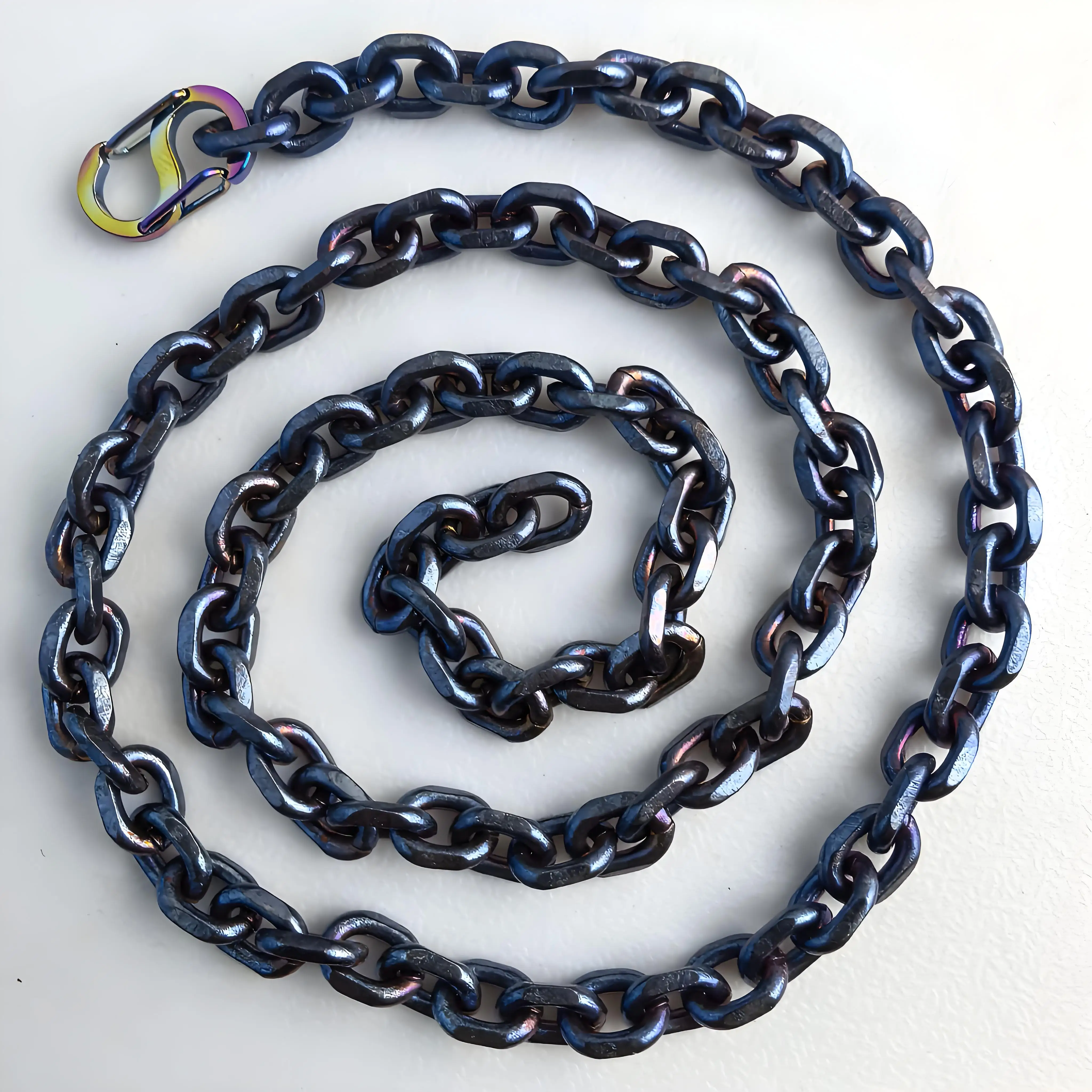 

Pure Titanium Batch Angle Chain O-Chain Trendy Lightweight Waterproof Hypoallergenic