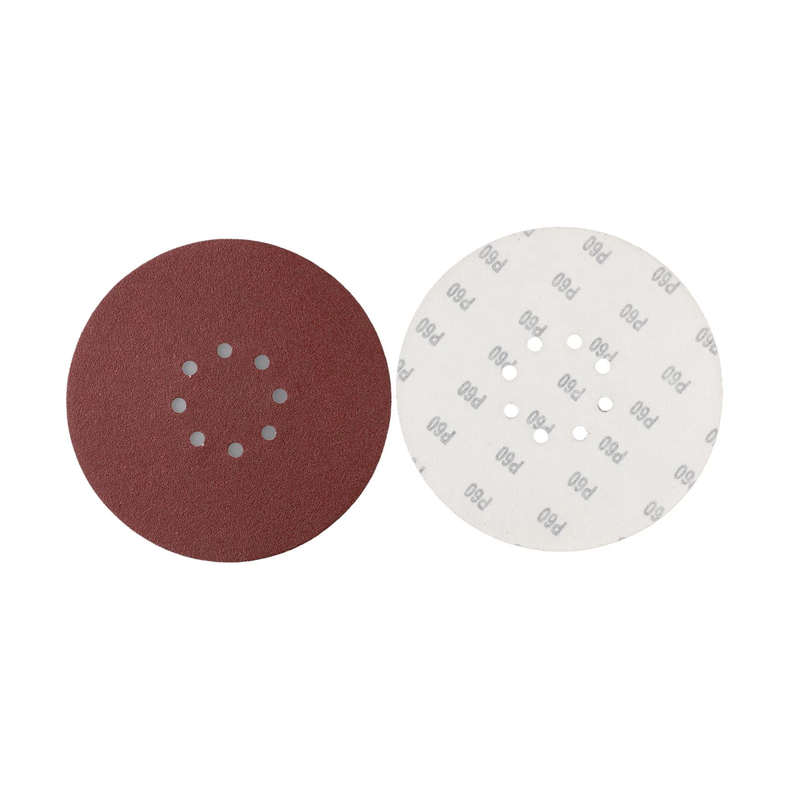 9 pollici 8 fori sabbia rossa 225mm carta vetrata a disco con supporto in velluto autoadesiva floccaggio strumento di lucidatura domestica accessori di ricambio