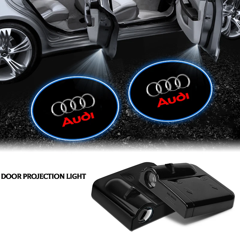 

2Pcs Led Car Door Welcome Lights for Audi Sline A5 A6 C6 C5 C7 A1 Q3 Q7 Q5 S3 S5 TT A4 B7 B8 B9 A3 8P 8V 8L Logo Projector Lamp