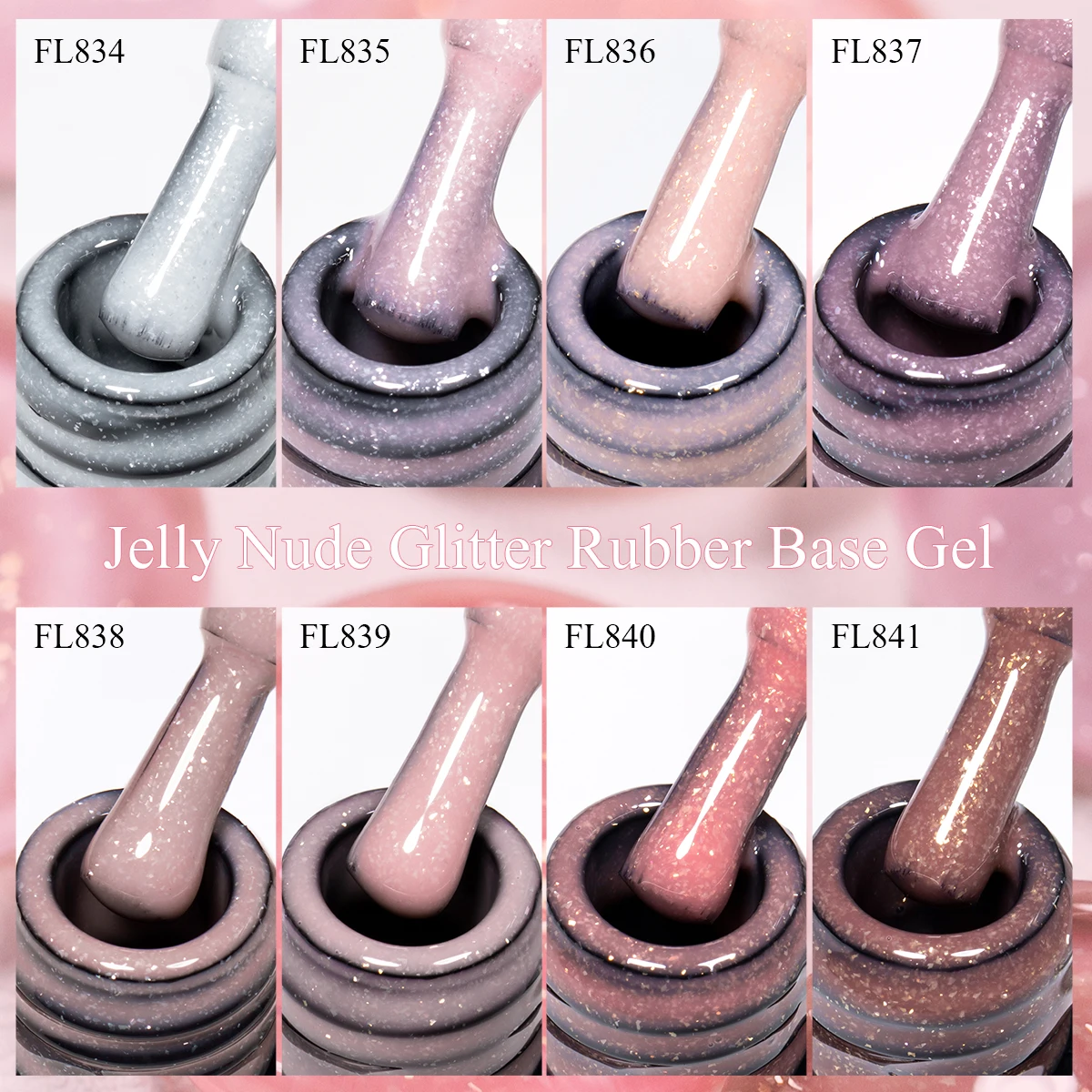 طلاء أظافر جل مطاطي 2 في 1 10 مل، تركيبة نقع طويلة الأمد، خالية من الكحول، مثالية للتقليم #2