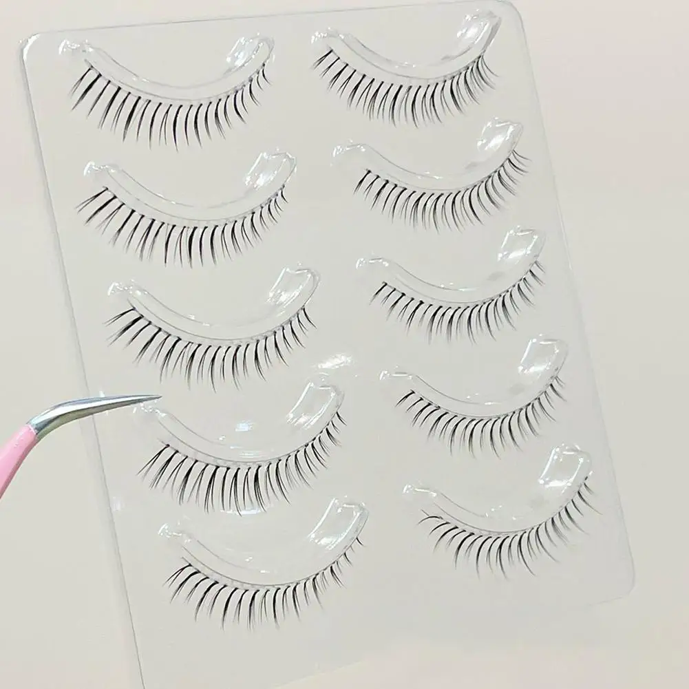 Bande coréenne faux cils naturel en forme de U Manga faux cils coréen idole fille groupe Extension de cils outils de maquillage