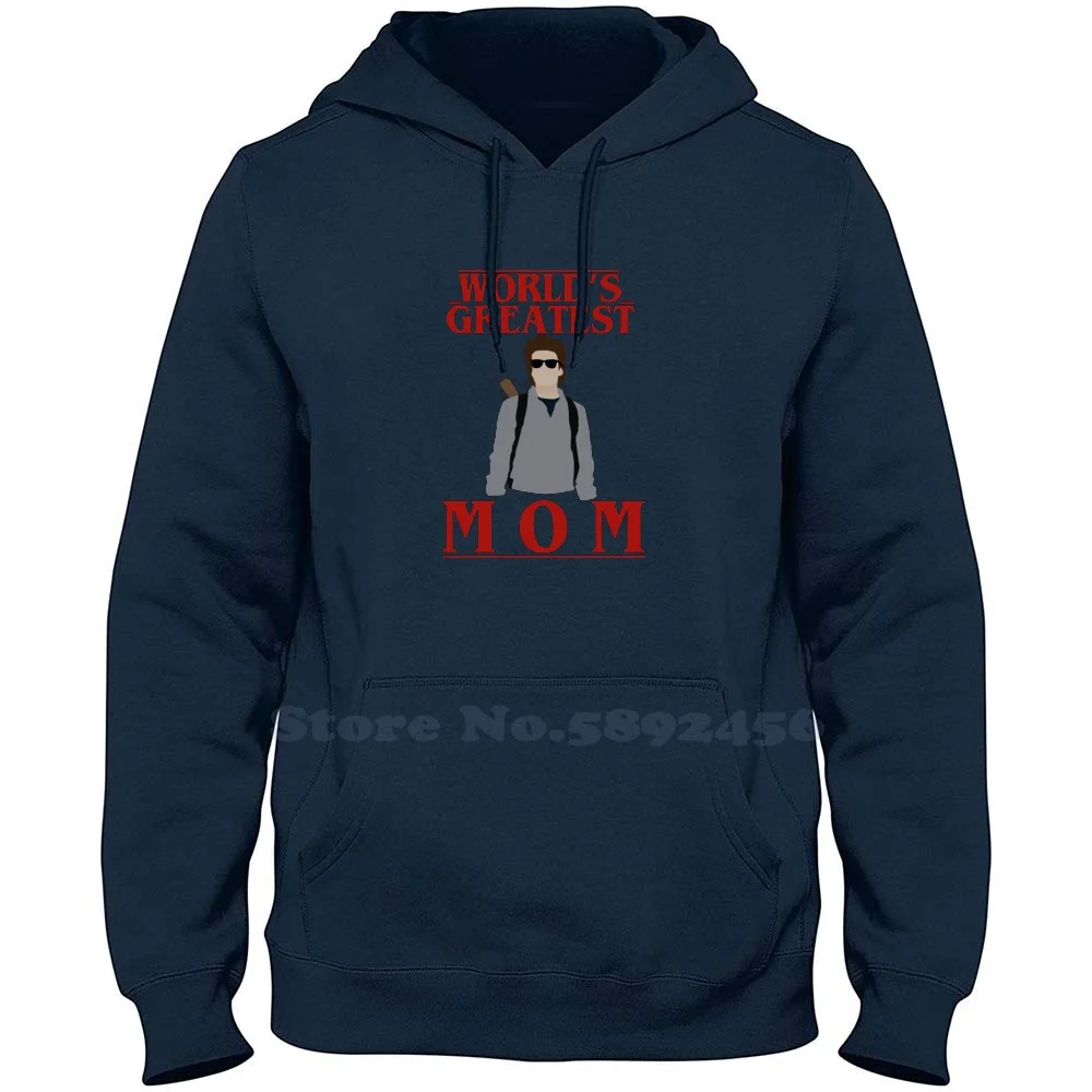 Steve-World'S Greatest Mom 100% Pure Cotton Hoodie Steve Joe Keery Dad Upside Down Demogorgon