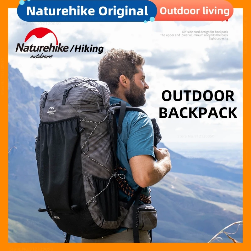 

Naturehike Men's Outdoor Backpack 40L Climbing Backpack Travel Shoulder Bag Trekking Rucksack Camping Hiking Backpack with Cover