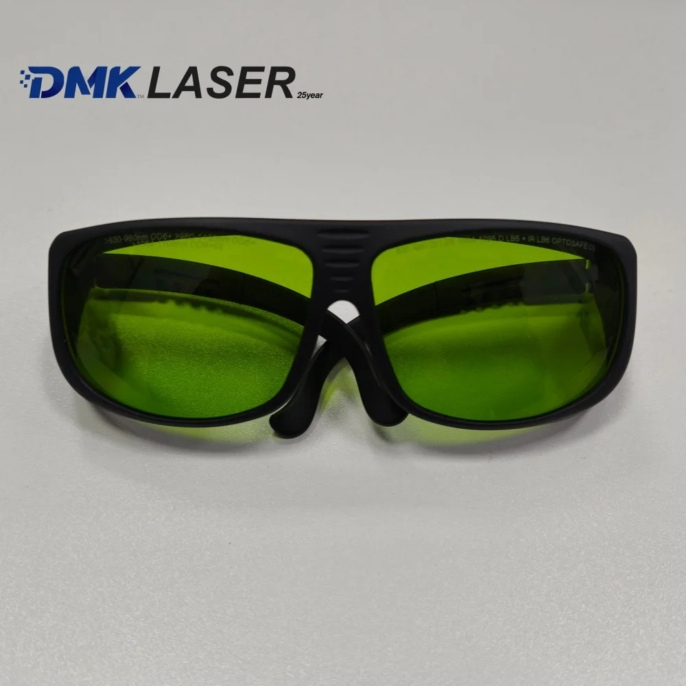 DMK Qilin Laser Cutting and Welding Protective Glasses with OD9+1064-1100nm Eyes Safety Goggle for Operator Anti Laser Radiation