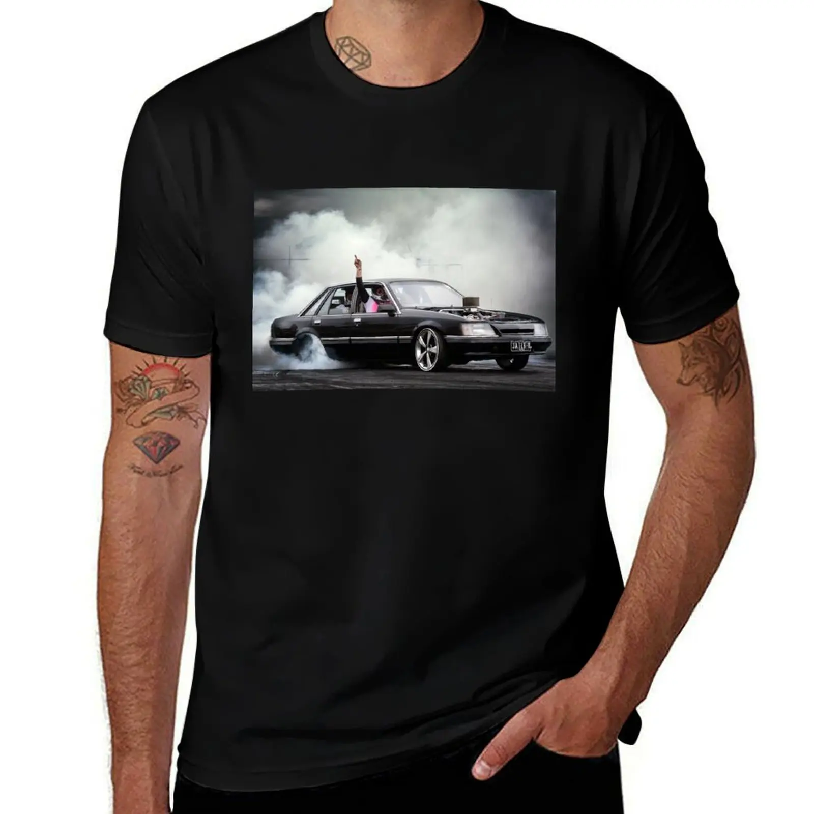 JAILB8 Tread Cemetery Burnout T-Shirt UV Protection Outdoor Tee Shirt T-Shirt