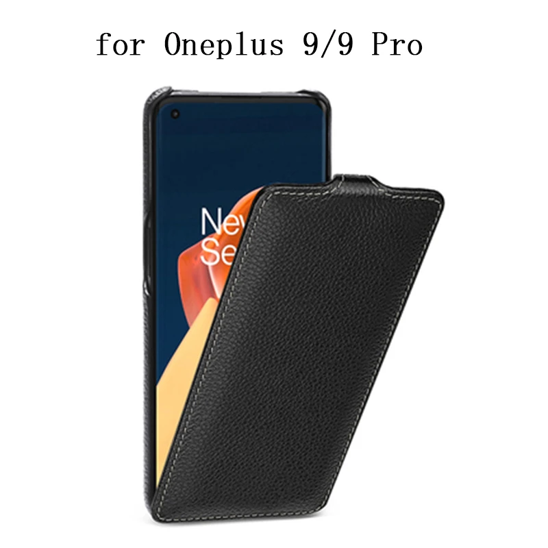 

Genuine Leather Cow Case for Oneplus 9 Business Flip Phone Cover for Oneplus 9 Pro 9pro 1+9 funda skin handmade luxury bag capa