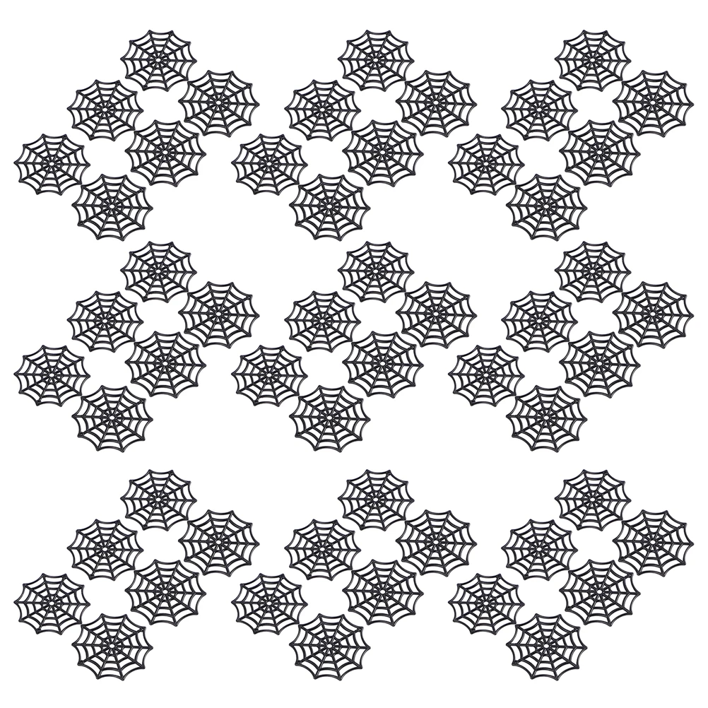 

100pcs Accessories Realistic Halloween Decorations Fake Cobwebs Plastic Spider Props
