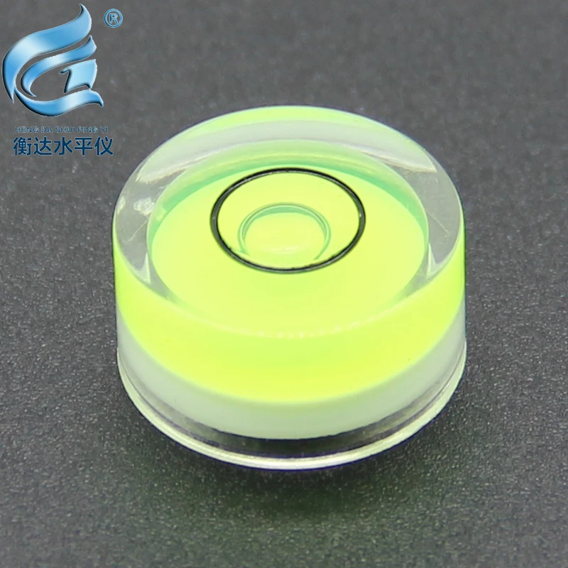 (100 peças/lote) 18*9mm nível de espírito de alta precisão mini nível de bolha portátil nível de espírito de alta precisão le