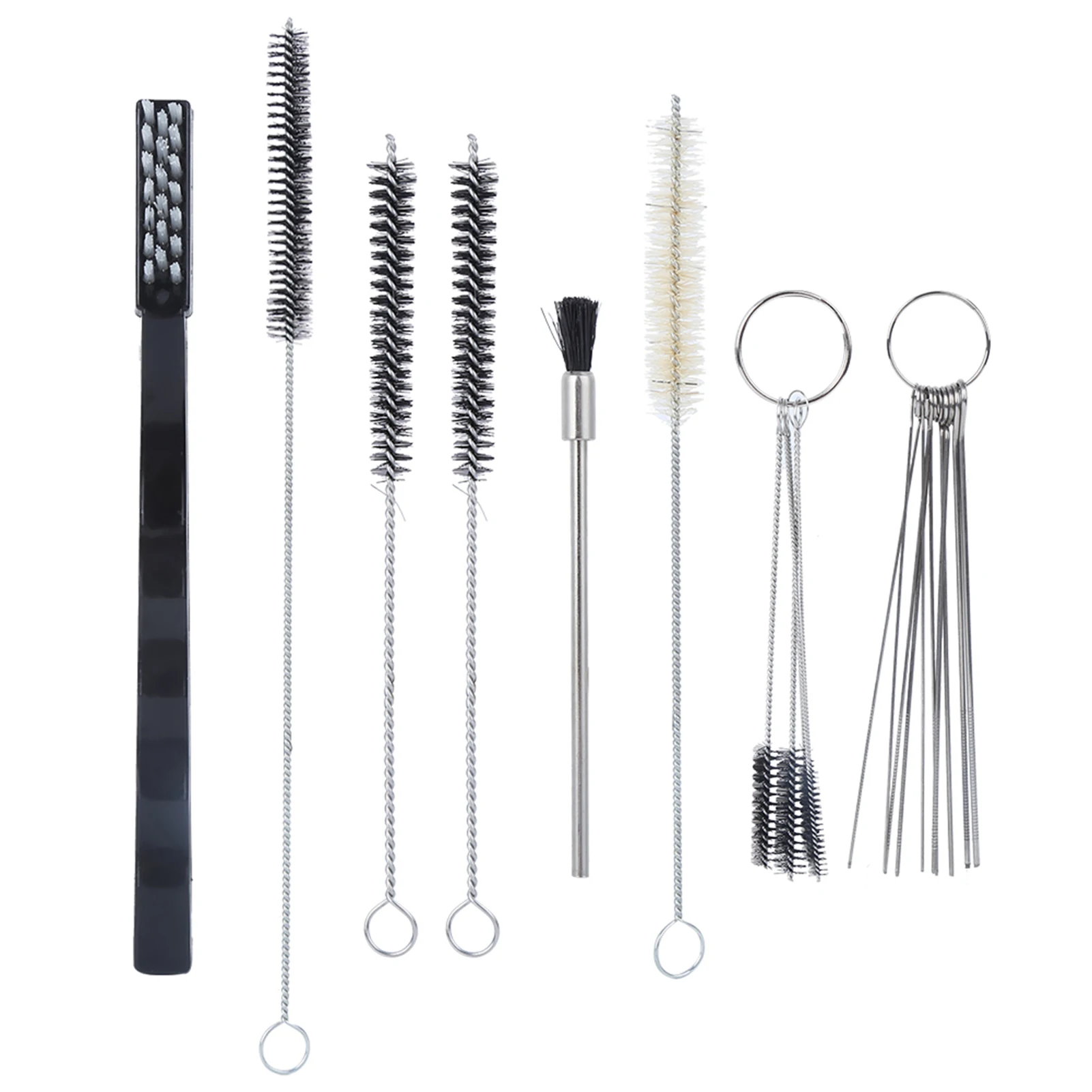 ชุดทำความสะอาด อุปกรณ์ฮาร์ดแวร์ อุปกรณ์เสริม เครื่องมือช่าง ชิ้นส่วนแอร์บรัช แบบพกพาสำหรับเครื่องมือสเปรย์ เครื่องมือสเปรย์ ชุดทำความสะอาดทำความสะอาด