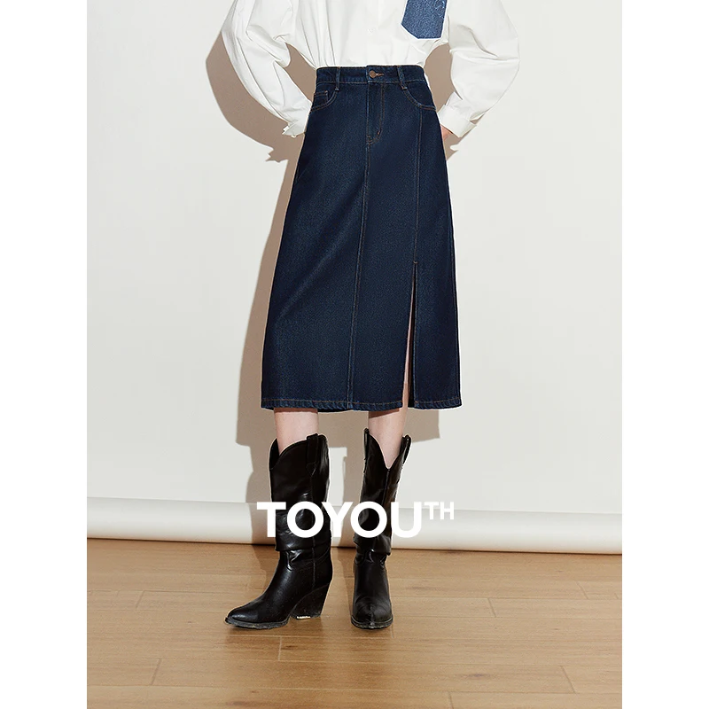 

TOYOUTH Женская юбка 2025 Весенняя новая юбка 8510057