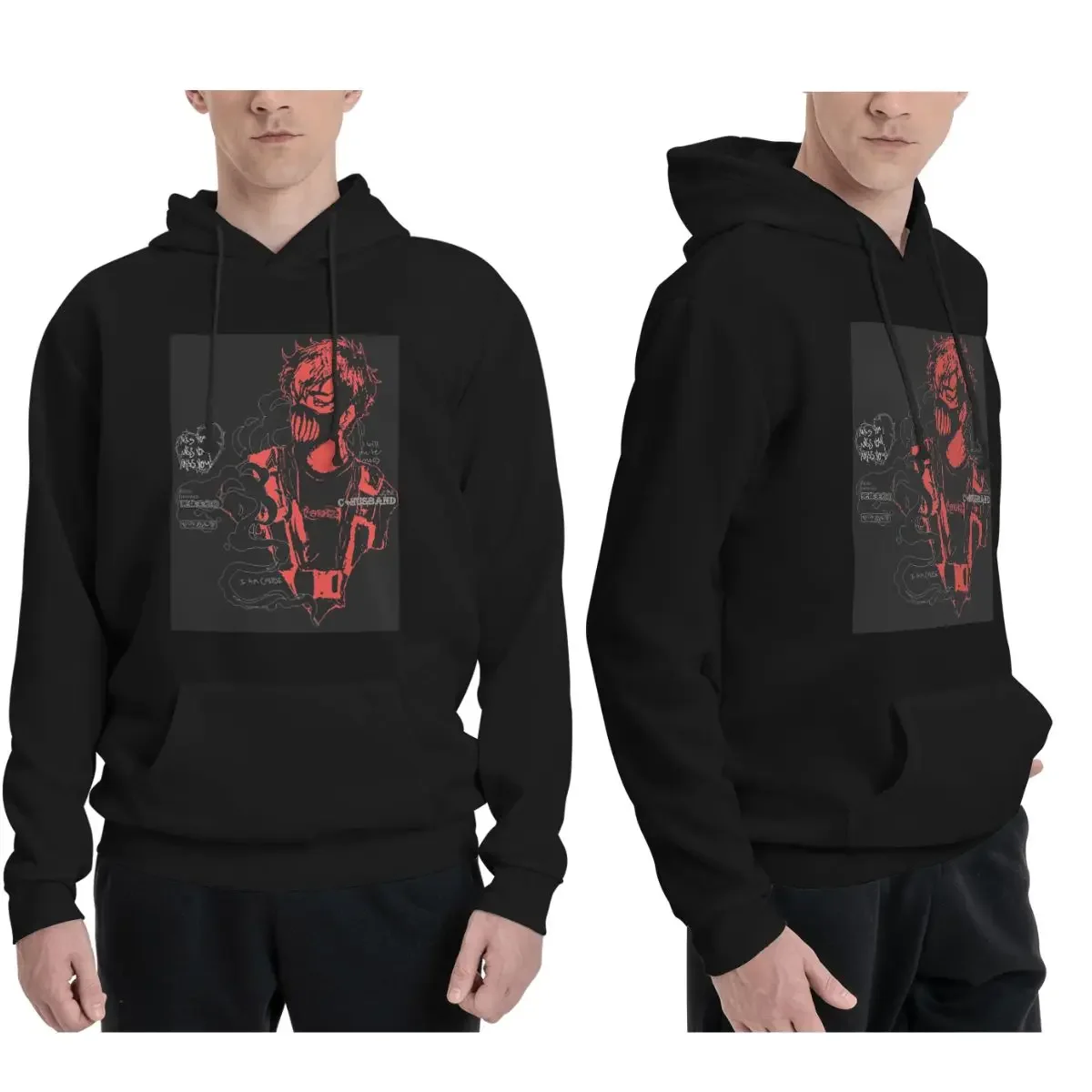 Corpse Husband Design I Will Incite Chaos Hoodies Men Women Casual Pullover Sweatshirt Long Sleeve Clothing Autumn Winter