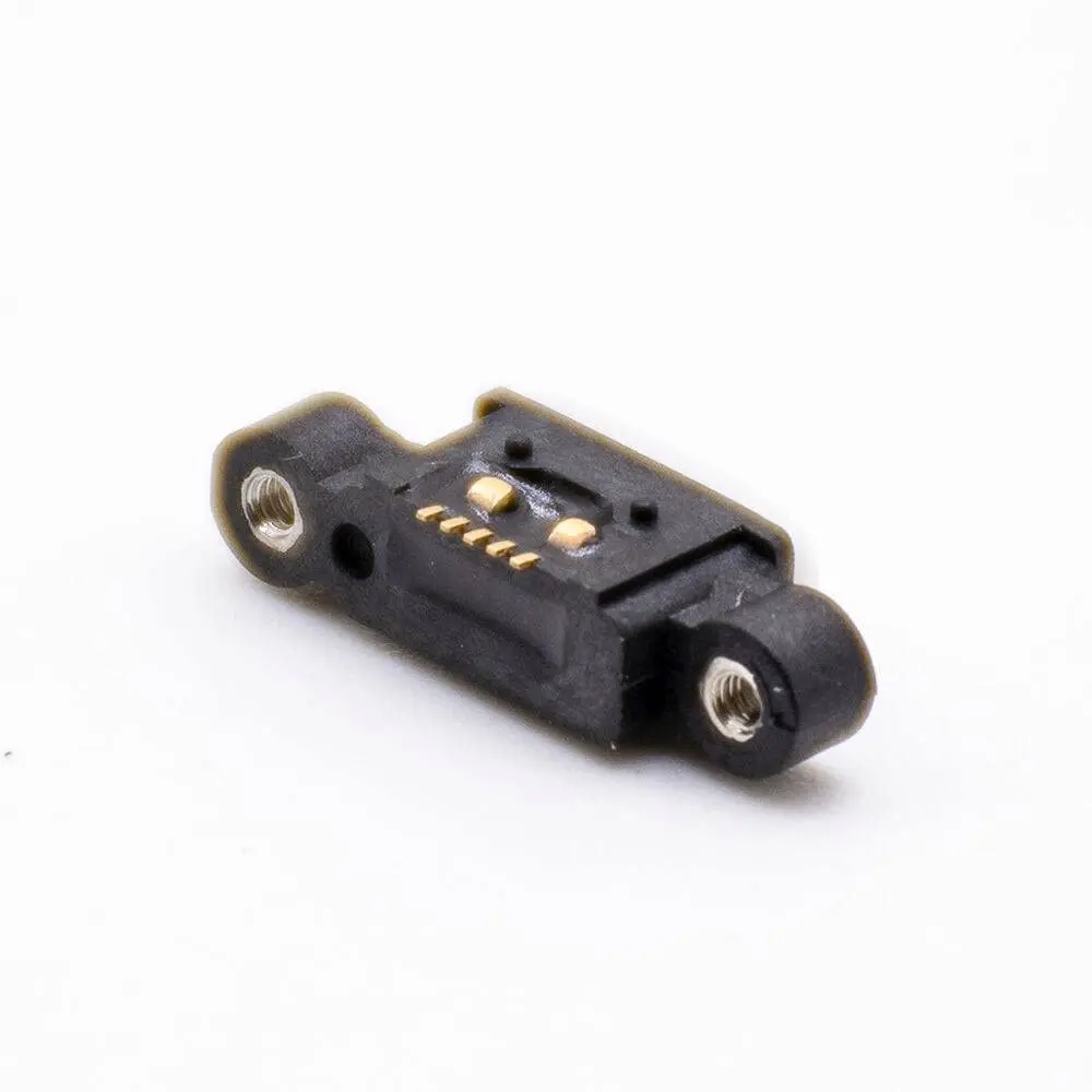 Micro USB IP67 Waterproof Connector AB Type 5 Pin SMT with Screw Holes Ring