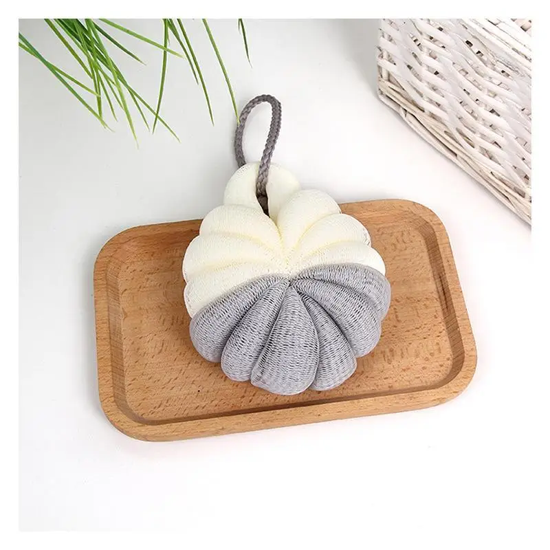 

Two-color Splicing Bath Flower Bathing Artifact Hanging Soft Skin-friendly Foaming Bath Ball