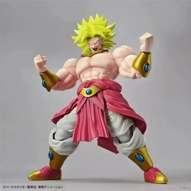 In Stock Original Bandai Anime Figure Figure-rise Standard Dragon Ball Z Broly Anime Action  Assembly Model Collectible Toy Gift