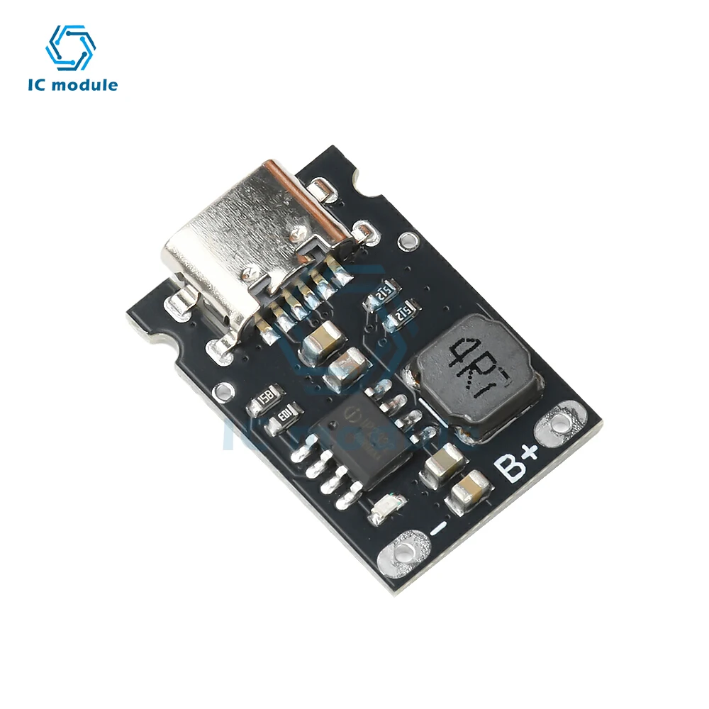 

1S 3.2V/3.6V 2.4A Lithium Iron Phosphate Battery Dedicated Charging Module High Current Charging Board Type C DC 4.5-5.5V