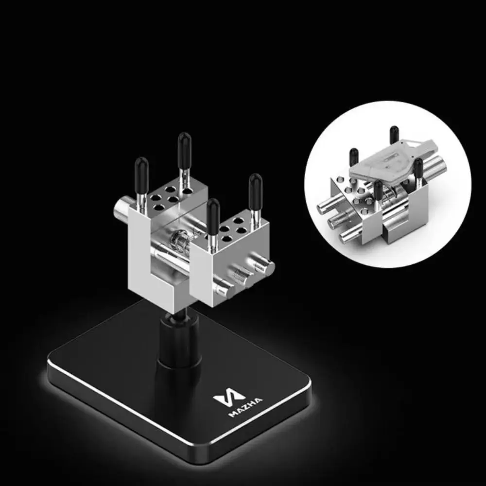 

Aluminum Alloy Mini Table Vise Model Building Precision Clamp 2in1 Bench Vise Model Assembly Detachable Mini Vise DIY