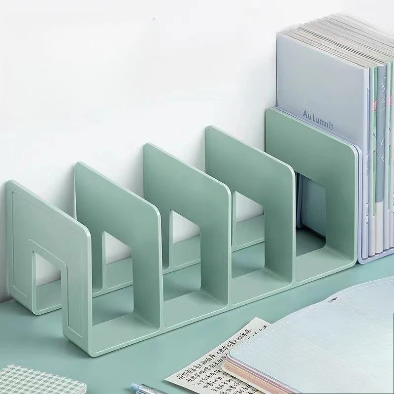 

Bookstand Multi-grid Desktop Storage Shelf Desk Bookshelf Shelf