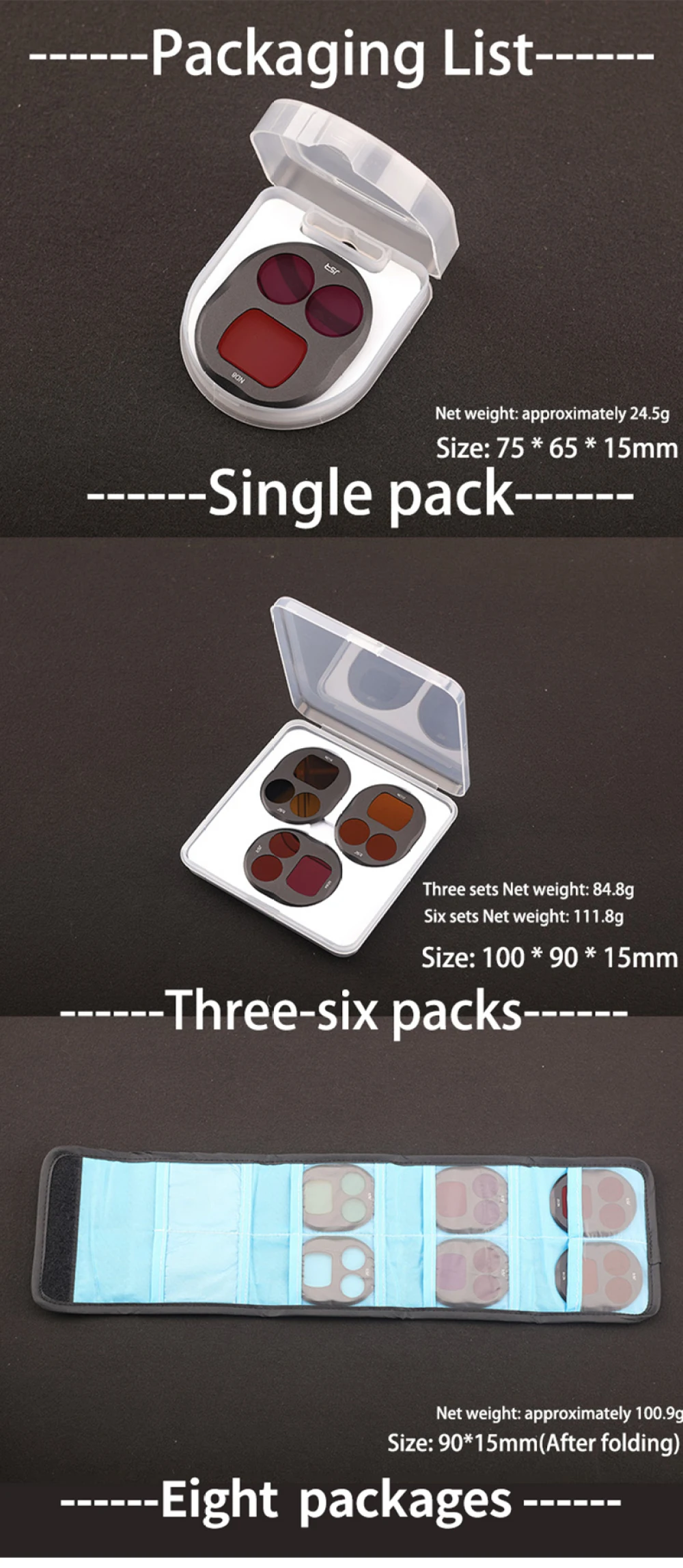 wide-angle&ND & CPL Filters Set for DJI Mavic 4 Pro, wide-angle/ GND16/ GND32/ ND16, ND32/ ND64 ND1000/ NIGHT/STAR/ CPL Filters