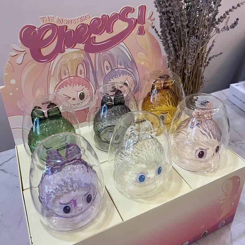 

Popmart Labubu The Monsters-Cheers Series Double Glass Blind Box: Милые аниме-фигурки-украшения