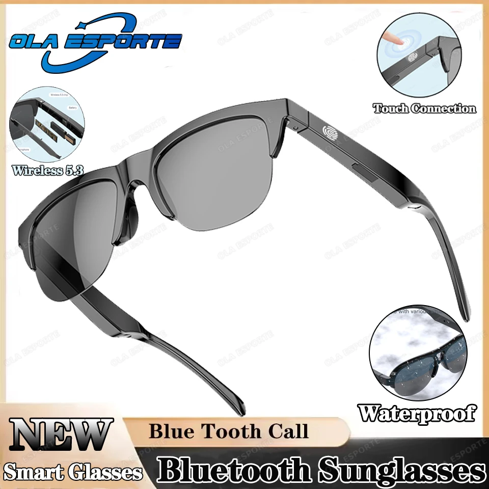 

Умные очки, беспроводной Bluetooth, громкая связь, звонки, воспроизведение музыки, наушники, микрофон, стереодинамик, очки, умные солнцезащитные очки